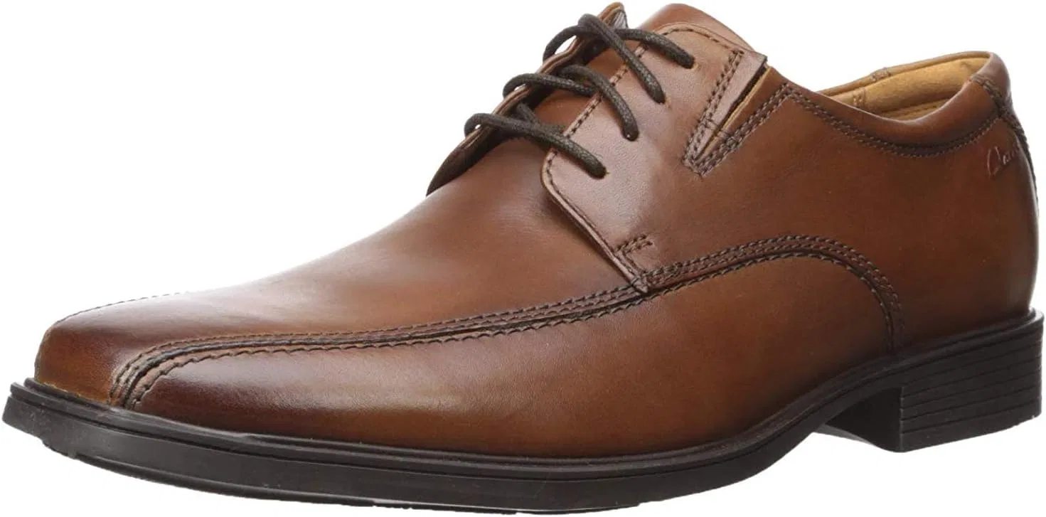 Мужские туфли-дерби Clarks Tilden Walk, 5-Brown Leather