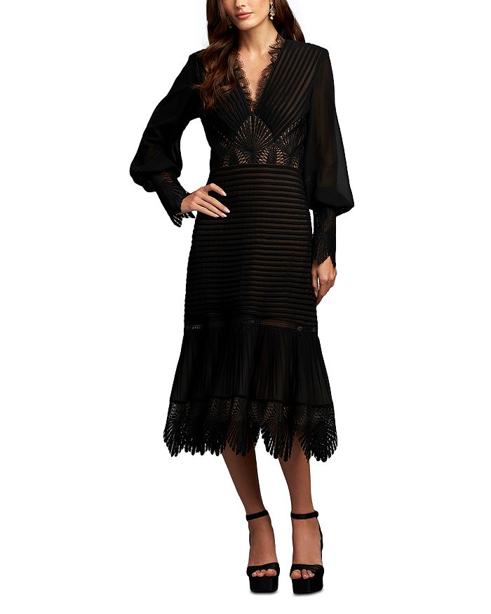 

Платье с рукавом-кимоно Ridley Bishop Tadashi Shoji, черный