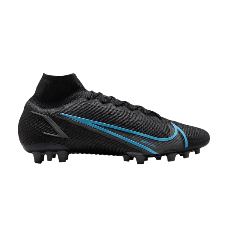 

Бутсы Nike Mercurial Superfly 8 Elite AG 'Black Photo Blue', черный