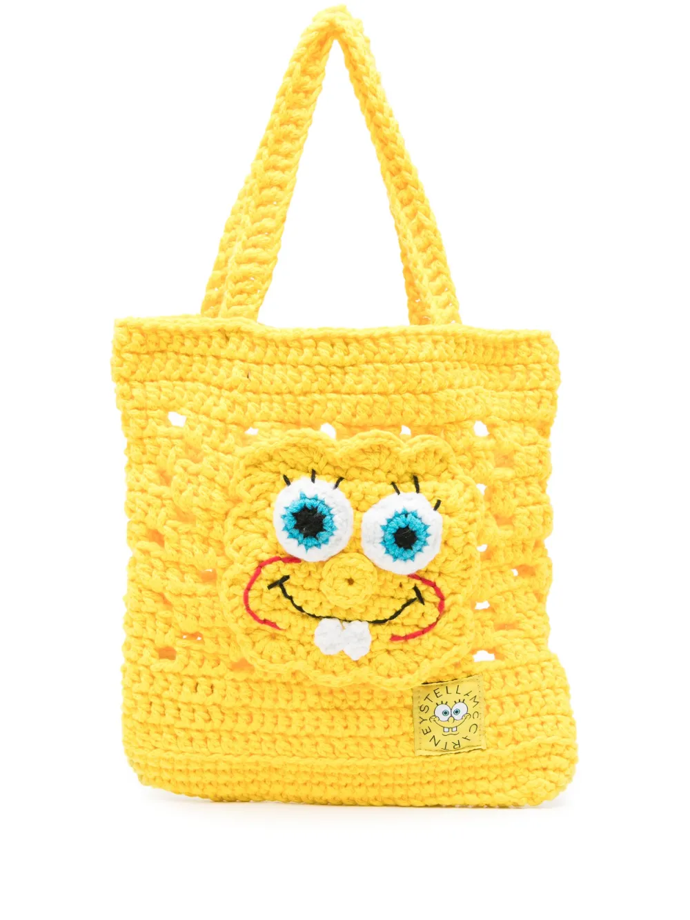 

Сумка-тоут Spongebob из коллаборации с Nickelodeon Stella McCartney Kids, желтый