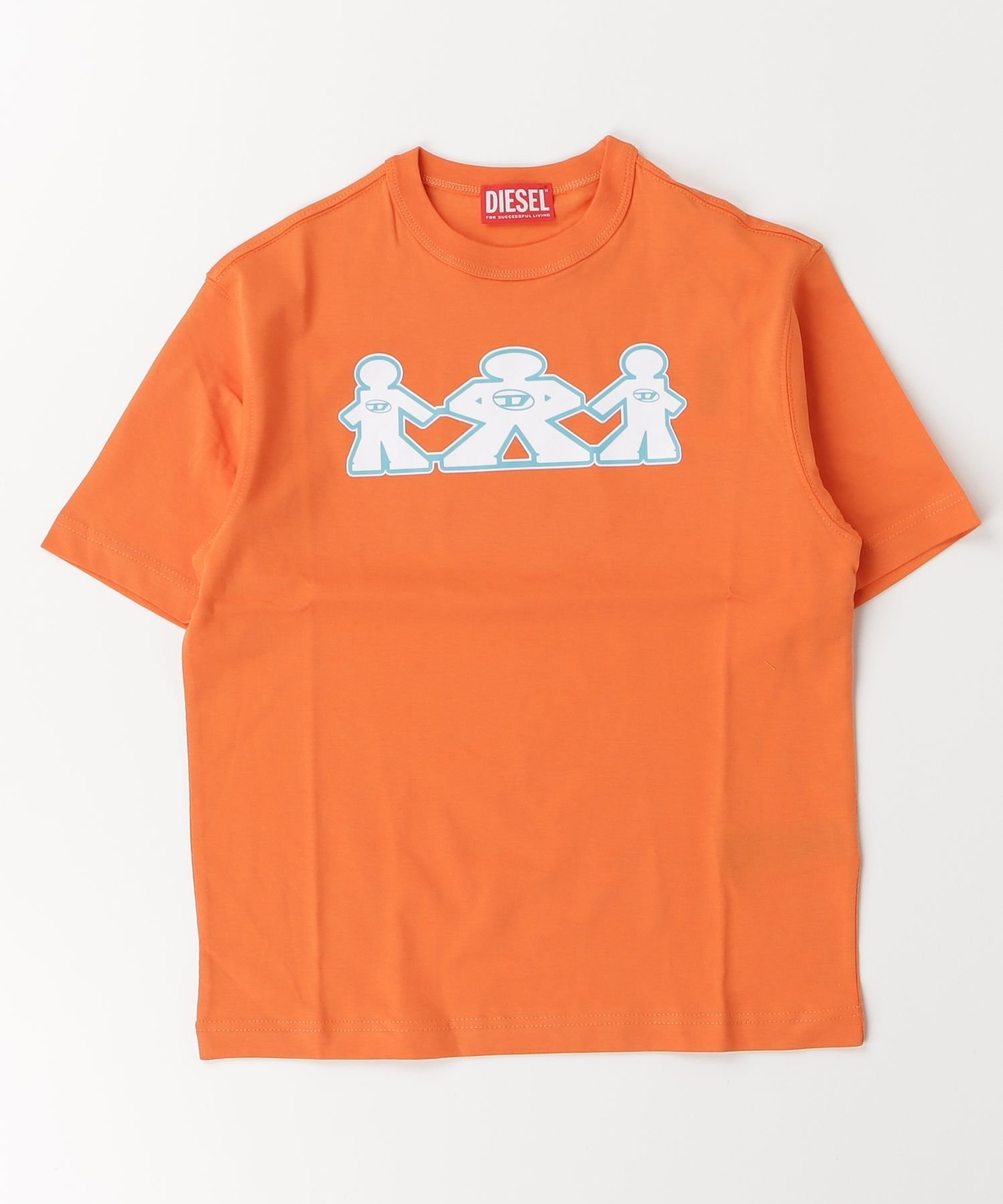 Детская и подростковая футболка с коротким рукавом DIESEL, Orange
