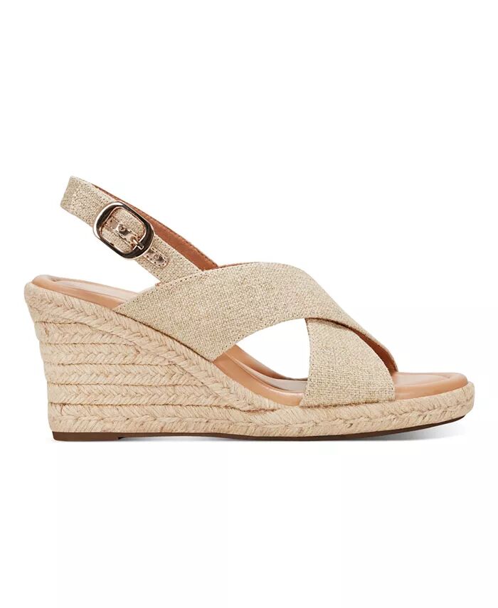Женские босоножки Ariane Slingback на танкетке Easy Spirit, золотой — фото 2