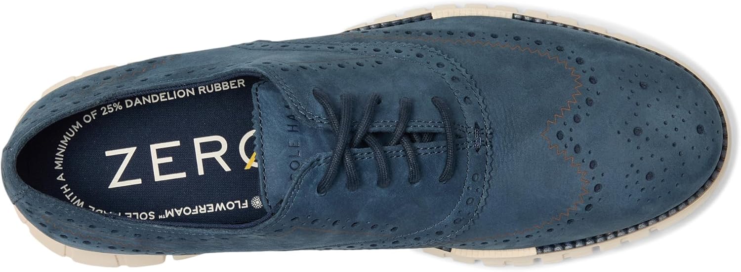 Мужские кроссовки Cole Haan Zerogrand Remastered Wing Tip Oxford, слоновая кость — фото 2