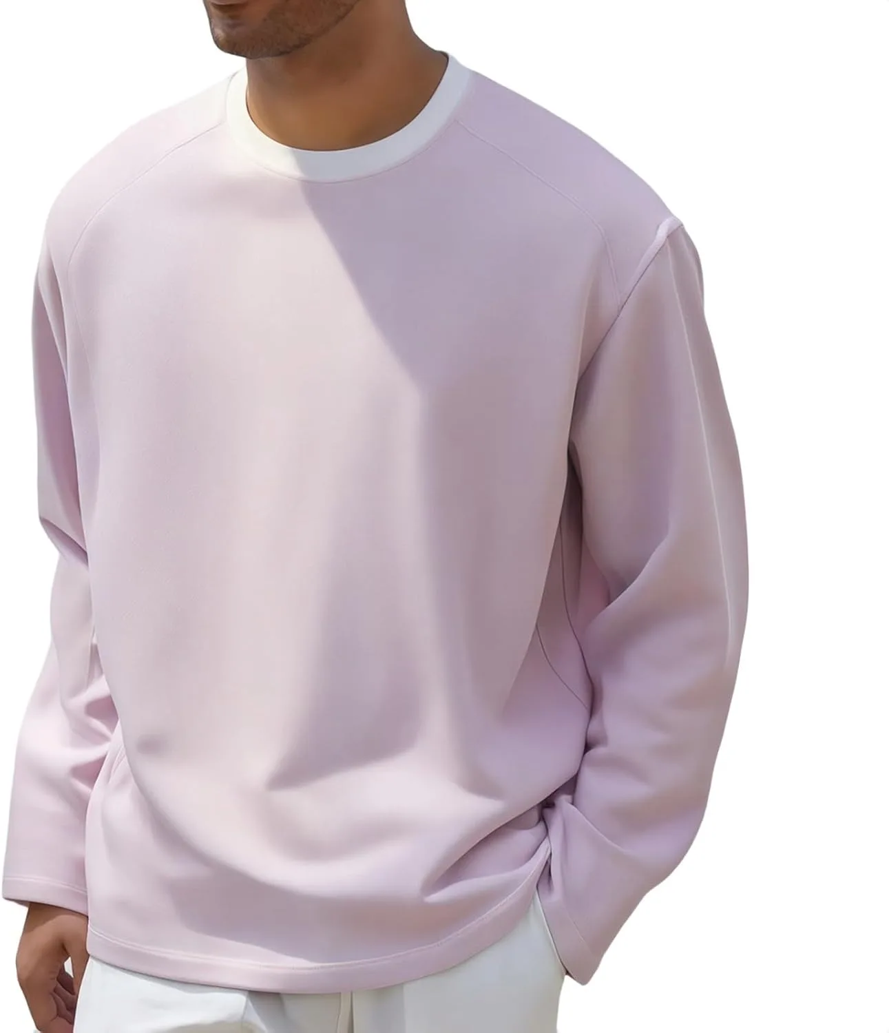 

Мужской свитшот с пэчворком Raglan Large Size