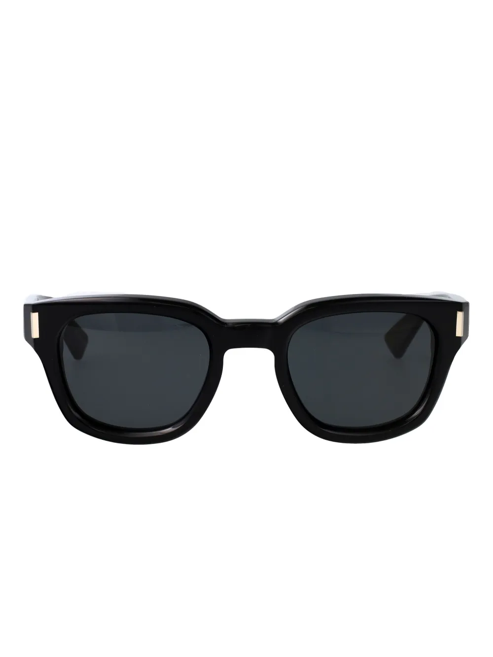 

Солнечные очки с крупной прямоугольной оправой Saint Laurent, черный