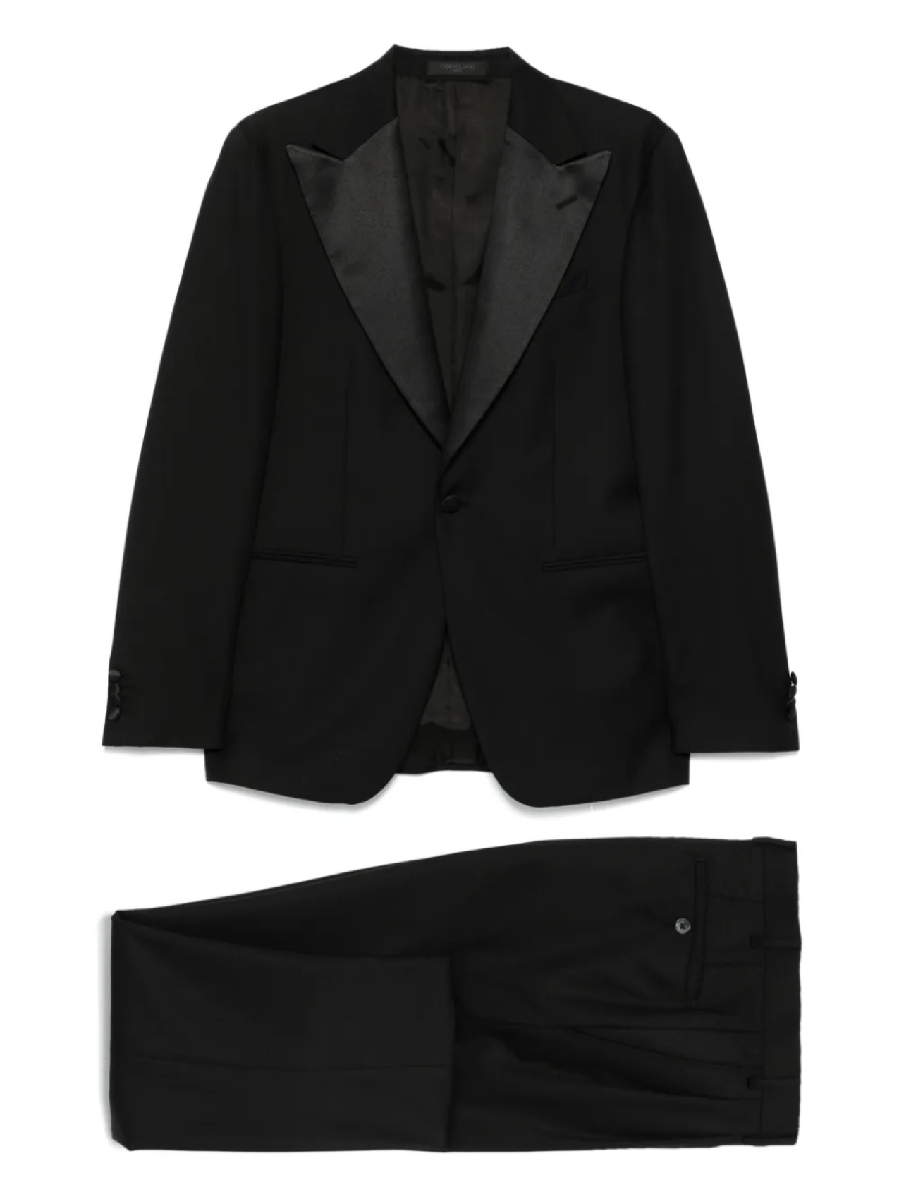 

Однобортный смокинг Corneliani, черный