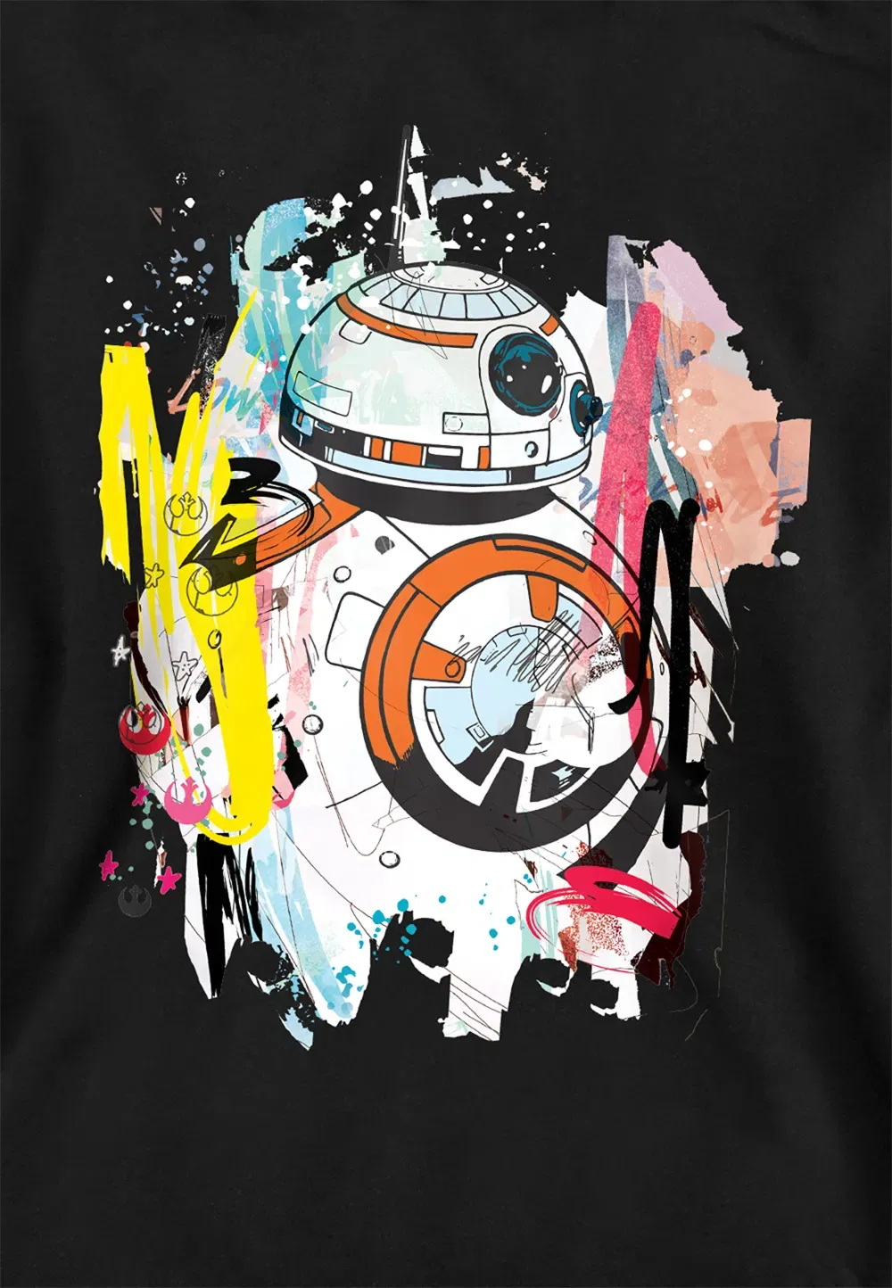 Детский худи Star Wars BB-8, Disney, черный — фото 2