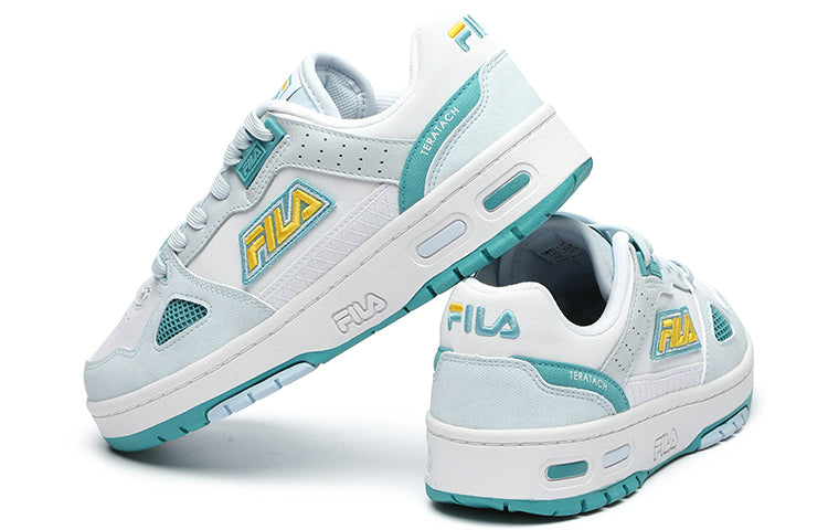 Кроссовки (WMNS) Fila Fusion Shoes 'White Light Blue', синий — фото 4