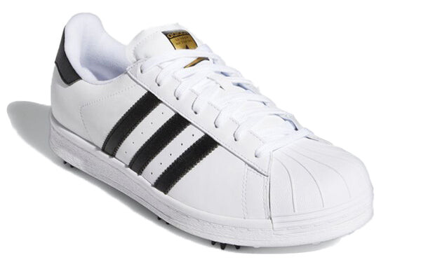 Кроссовки adidas originals SuperStar Golf Shoes White/Black, белый — фото 3