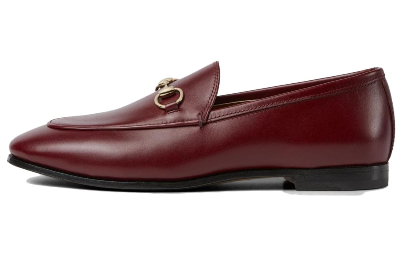 GUCCI Женские красные лоферы Jordaan