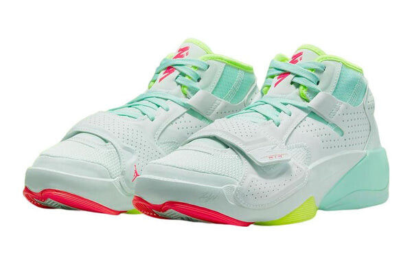 Кроссовки сион 2 Air Jordan, зеленый — фото 3