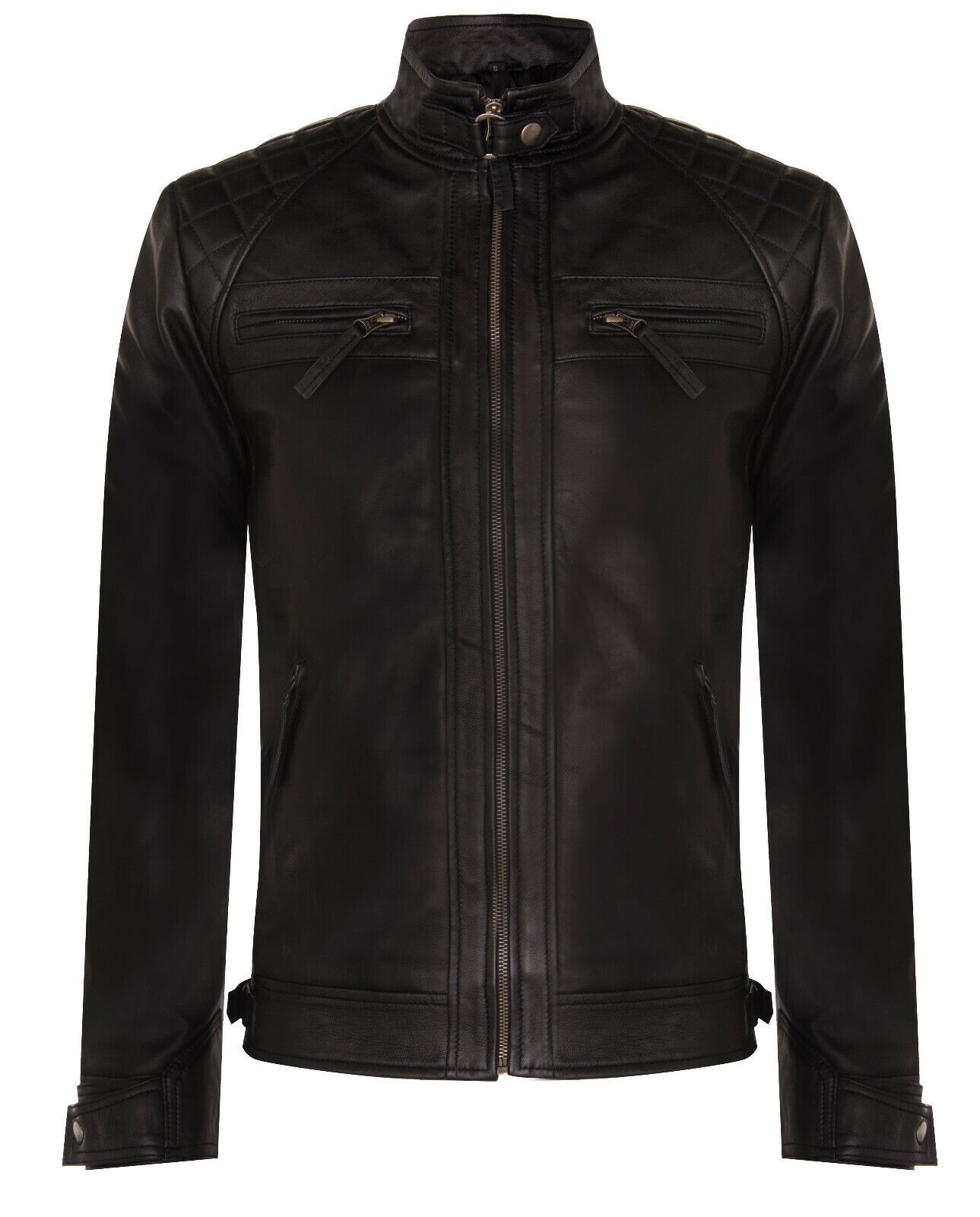 

Куртка байкерская Infinity Leather Rock Racing, черный