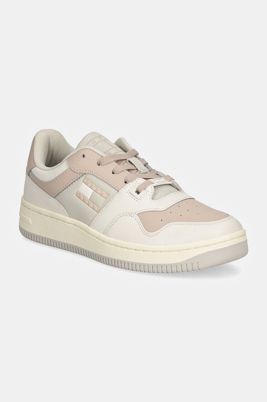 

Кроссовки Tommy Jeans TJW RETRO BASKET TONAL LOGO, бежевый