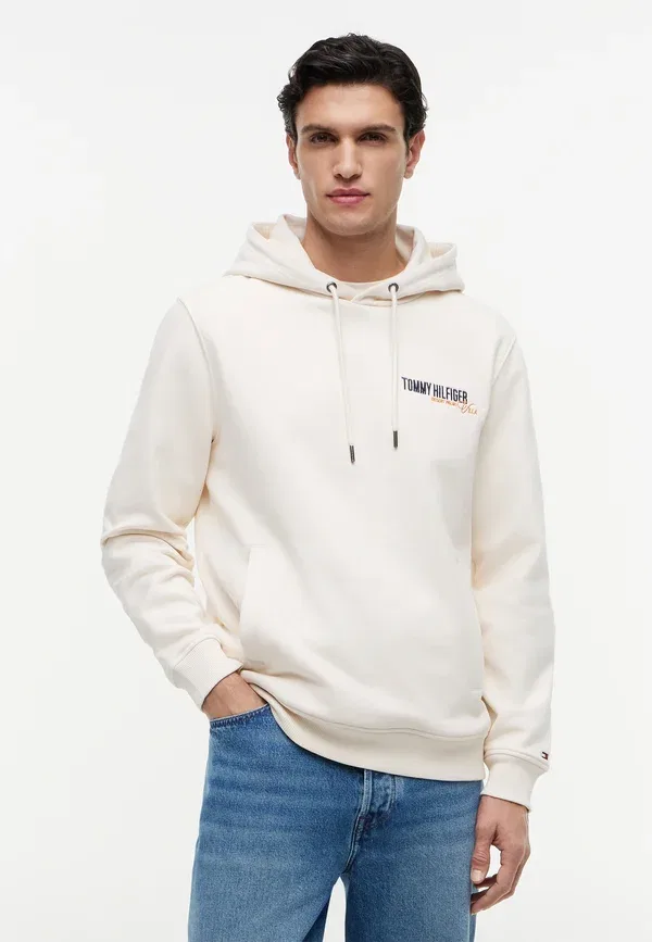 Толстовка Tommy Hilfiger, цвет слоновая кость — фото 3