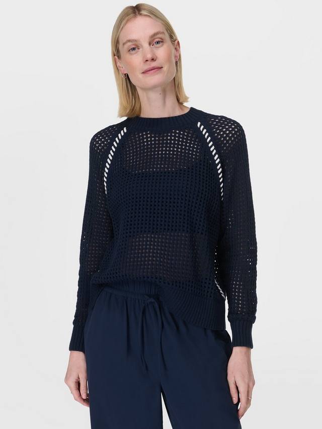 

Tides High Whipstitch вязаный джемпер из хлопка Sweaty Betty