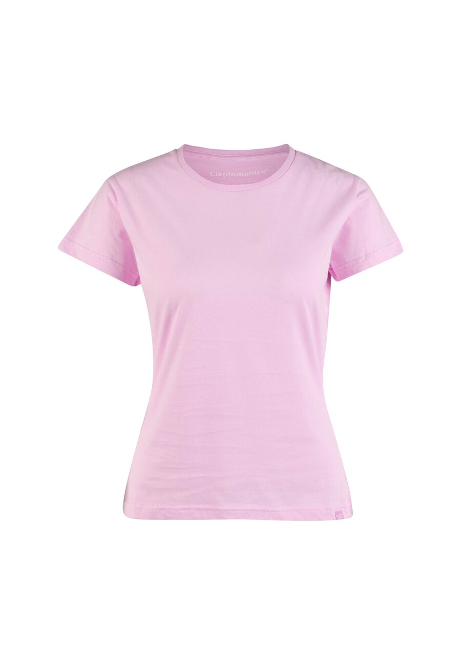 

Рубашка Cleptomanicx Slim Tee Ligull Slim, розовый