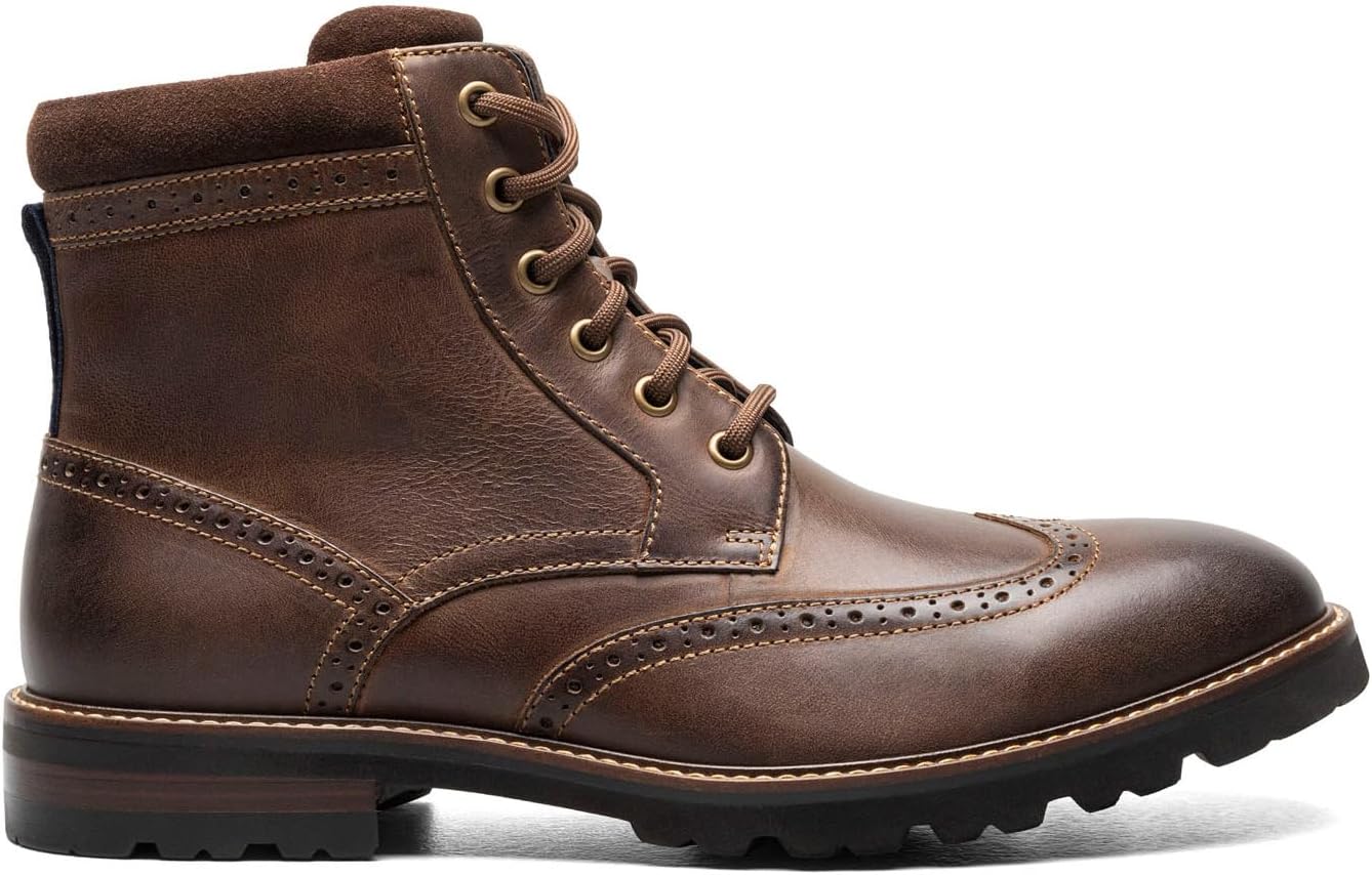 Мужские ботинки Florsheim Renegade Wingtip, Brown Crazy Horse — фото 2