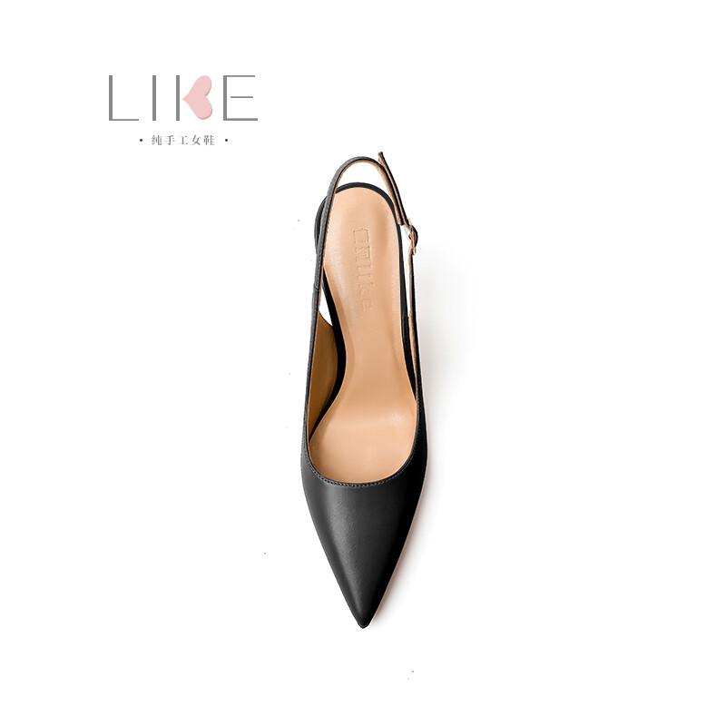 Туфли женские на высоком каблуке Li Ke, цвет BLACK 8CM HEEL HEIGHT — фото 4