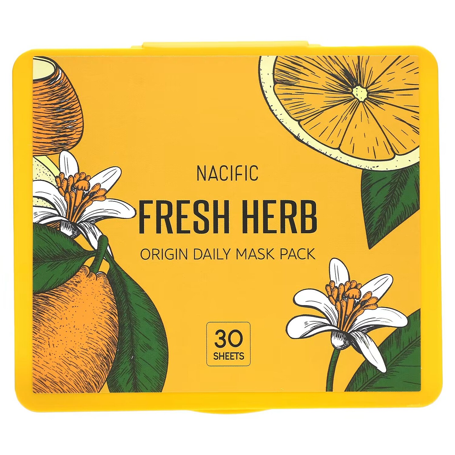 Набор Nacific — Fresh Herb, набор ежедневных косметических масок Origin, 30 тканевых масок, 11,6 унции (330 г) — фото 3