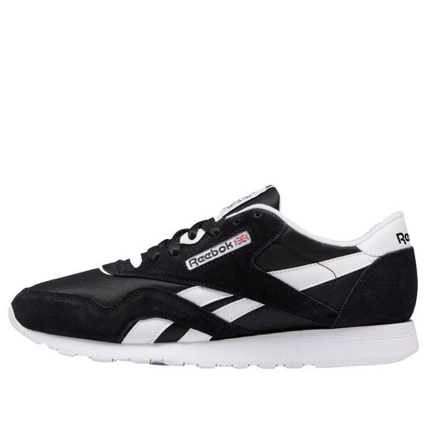 

Кроссовки classic nylon 'black white' Reebok, черный