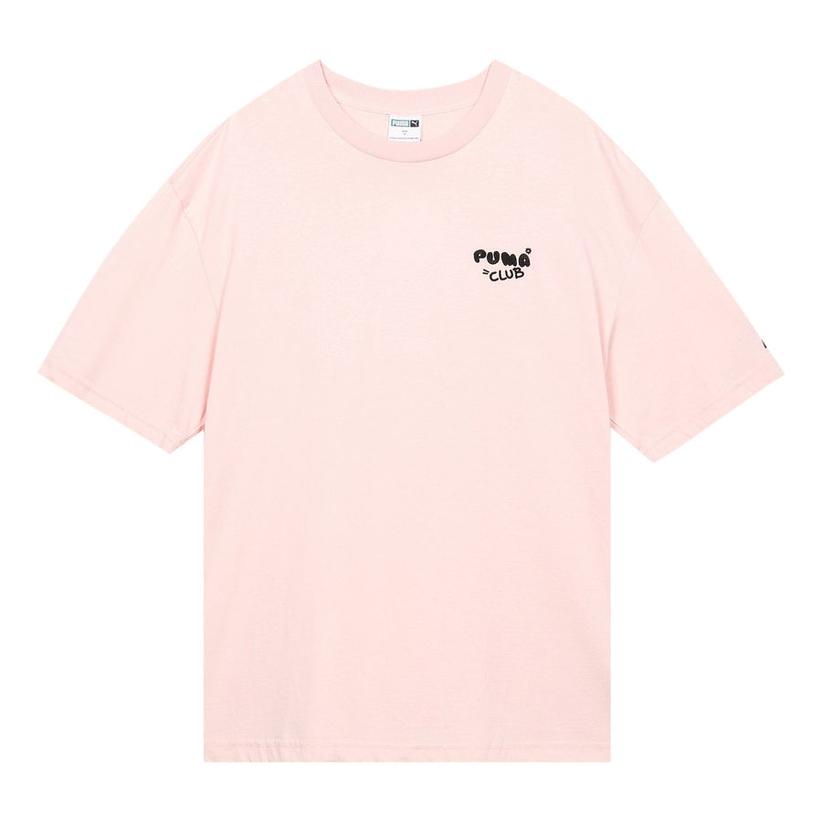 

Футболка PUMA Men's Club Oversize SS Tee Sports Pink, красный