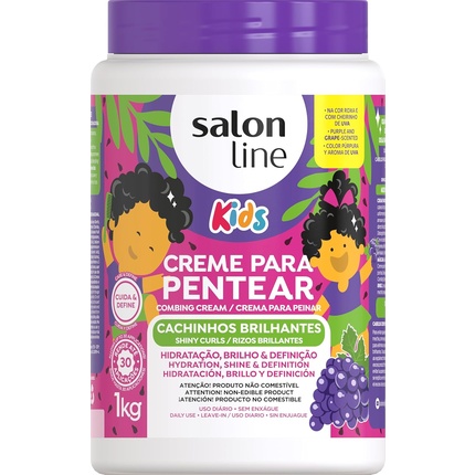 

Крем для расчесывания блестящих локонов Grape Kids 1 кг Salon Line