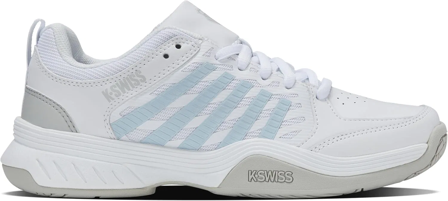 Кроссовки теннисные K-Swiss, белый/Ballad Blue/Dawn Blue