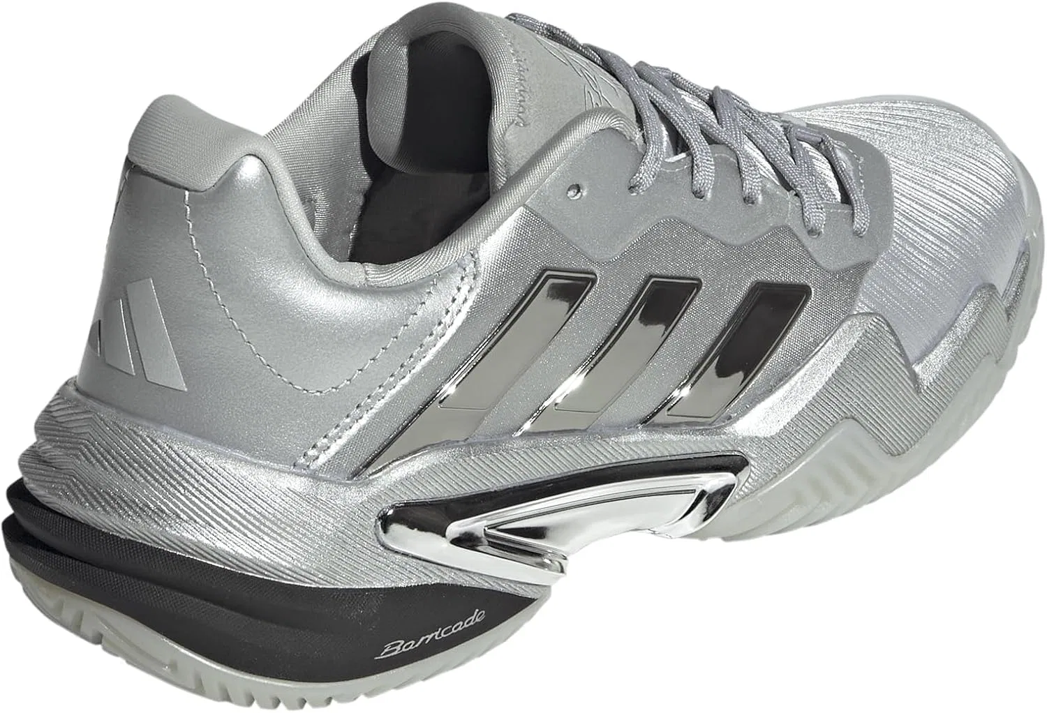 Кроссовки теннисные Adidas Barricade 13, Silver Metallic/Silver Metallic/Dash Grey — фото 3