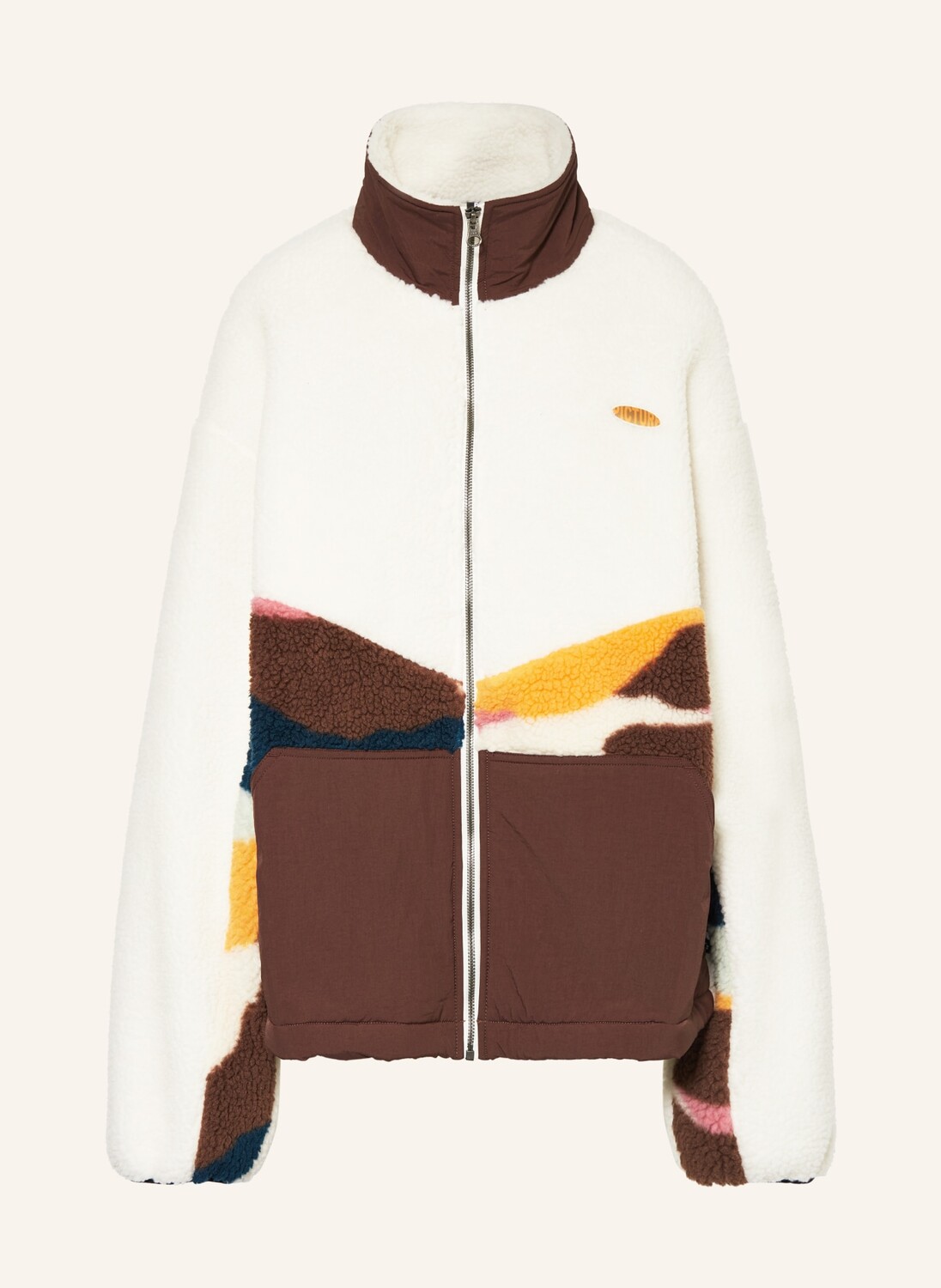 

Флисовая куртка акуна PICTURE, цвет WEISS/BRAUN/PETROL