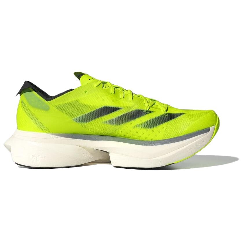 Кроссовки Adizero Adios Pro 3 мужские низкие зеленые/черные Adidas — фото 2