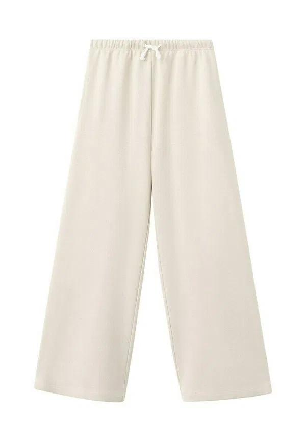 Детские брюки кремового цвета Mango Kids, Off-White