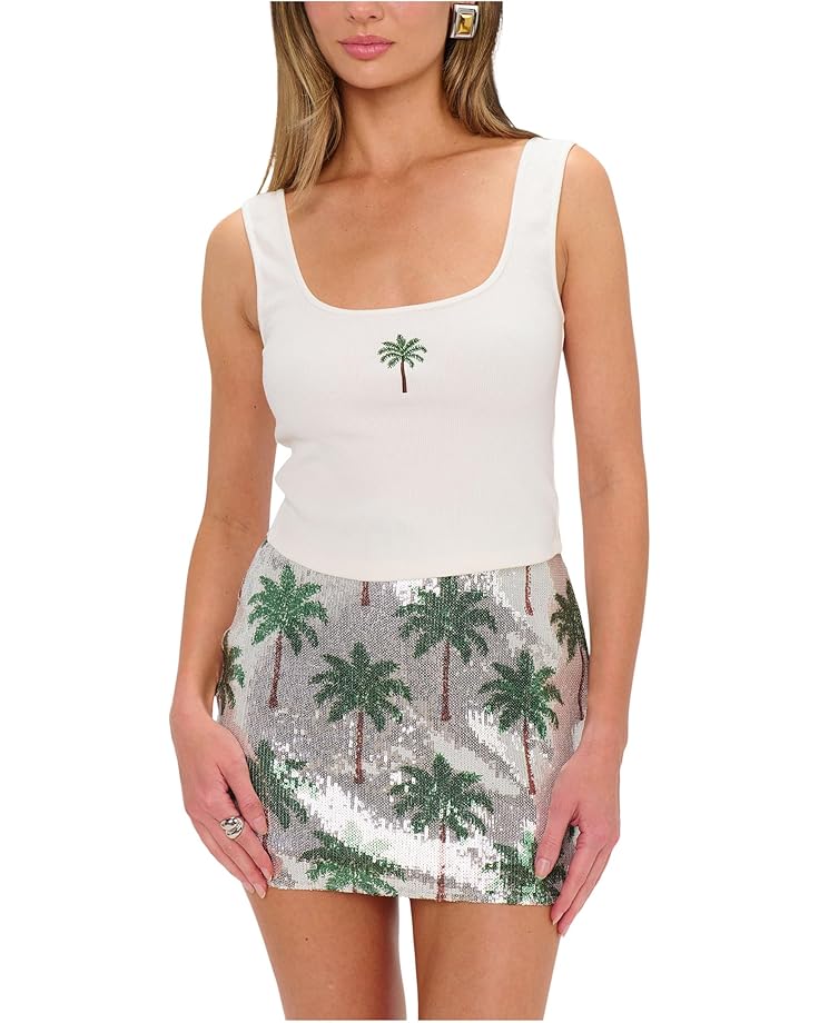 

Женская майка Show Me Your Mumu All Set, Palm Tree Embroidery