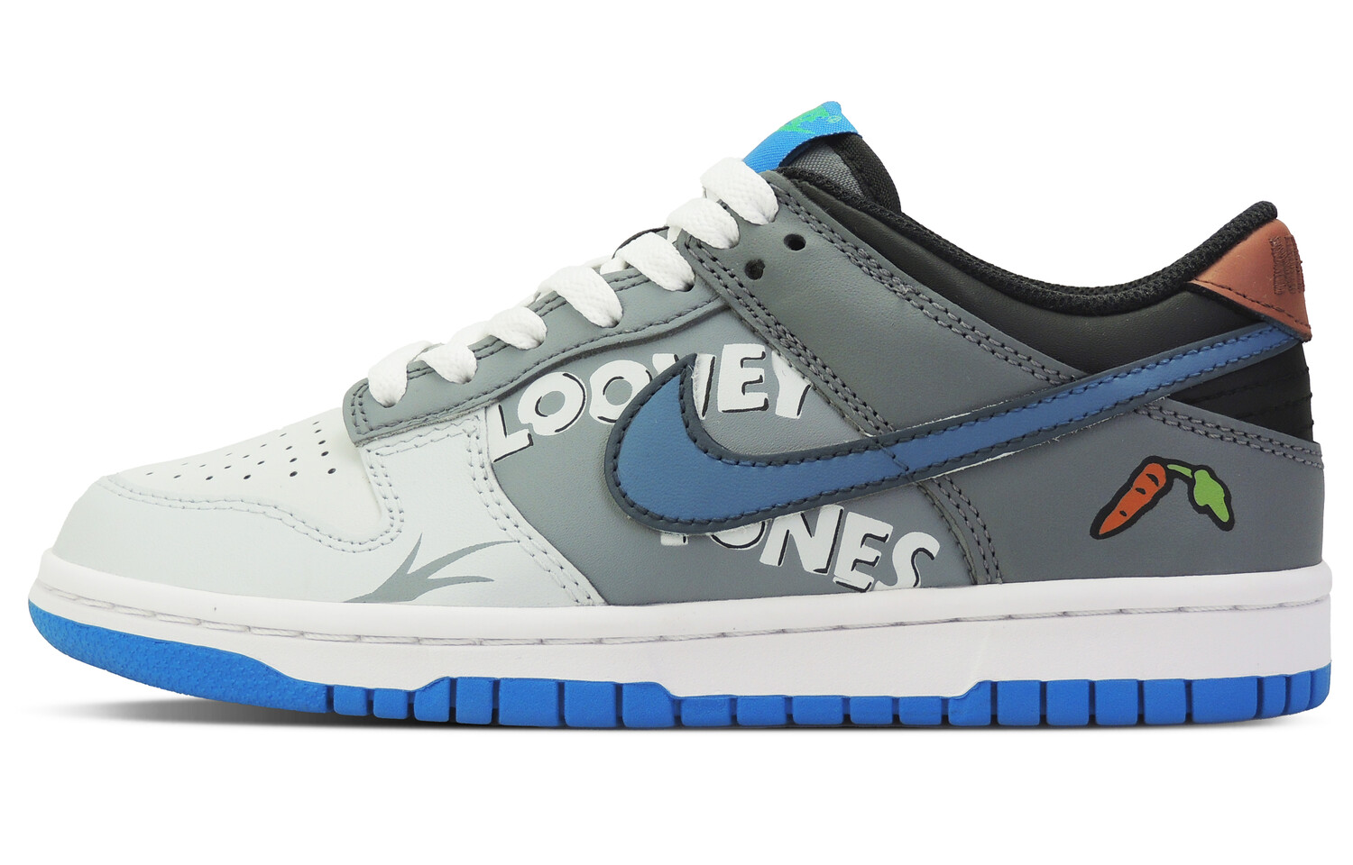 

Кроссовки Nike Dunk Skateboarding Shoes Women's Low-top Gray, серый