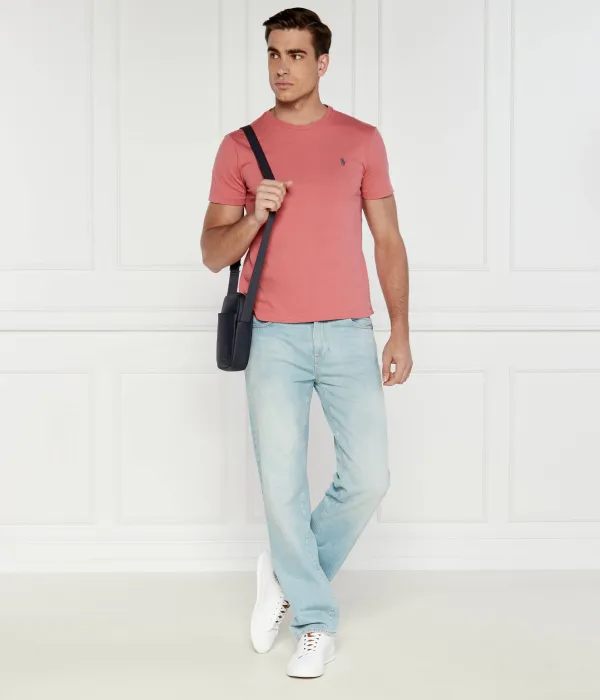 Футболка Slim fit Polo Ralph Lauren, красный — фото 2