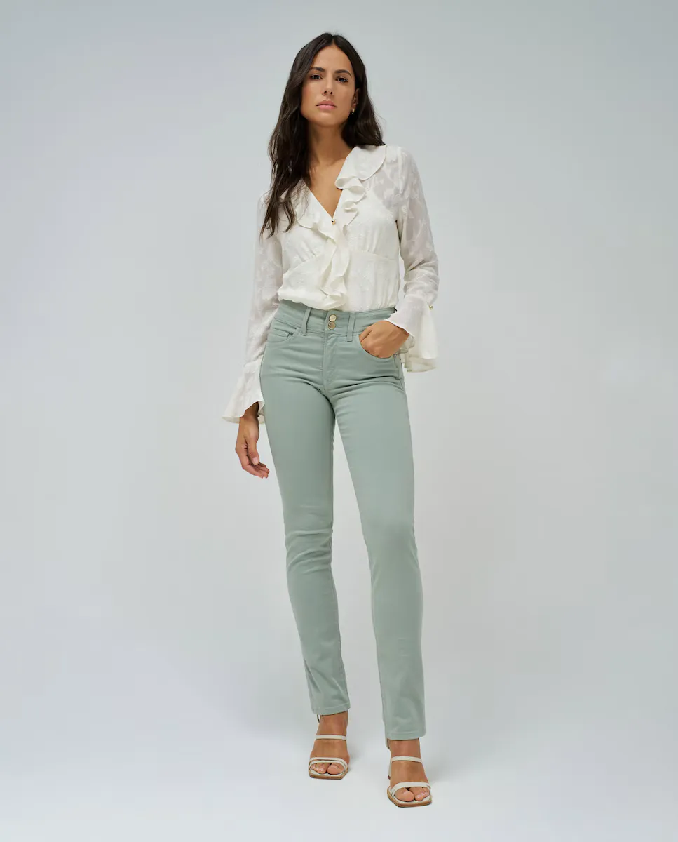 

Женские узкие джинсы скинни Secret push-in Salsa Jeans, зеленый