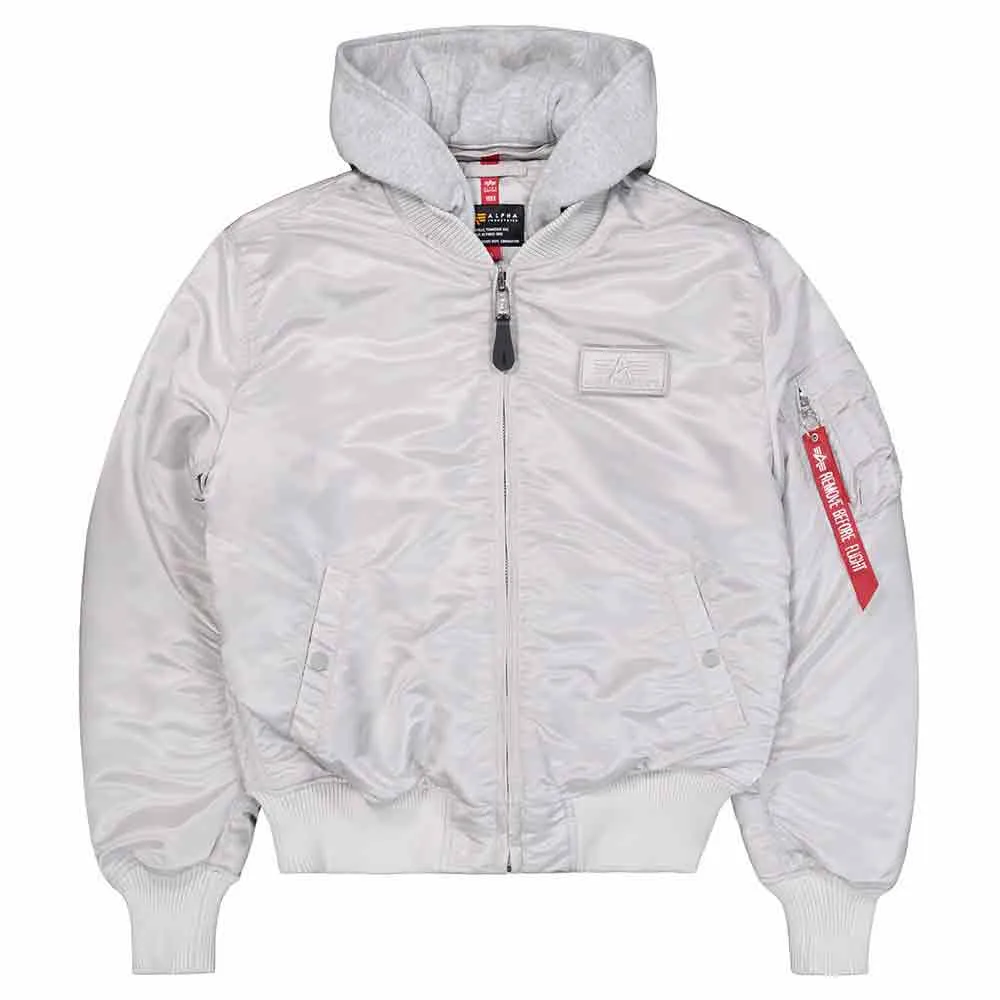 

Куртка Alpha Industries MA-1 ZH Back Print, серый