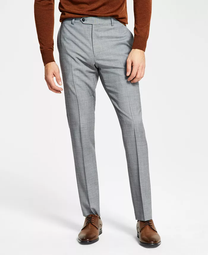 

Брюки мужские Modern-Fit из шерсти TH-Flex с эластичной вставкой Tommy Hilfiger, серый