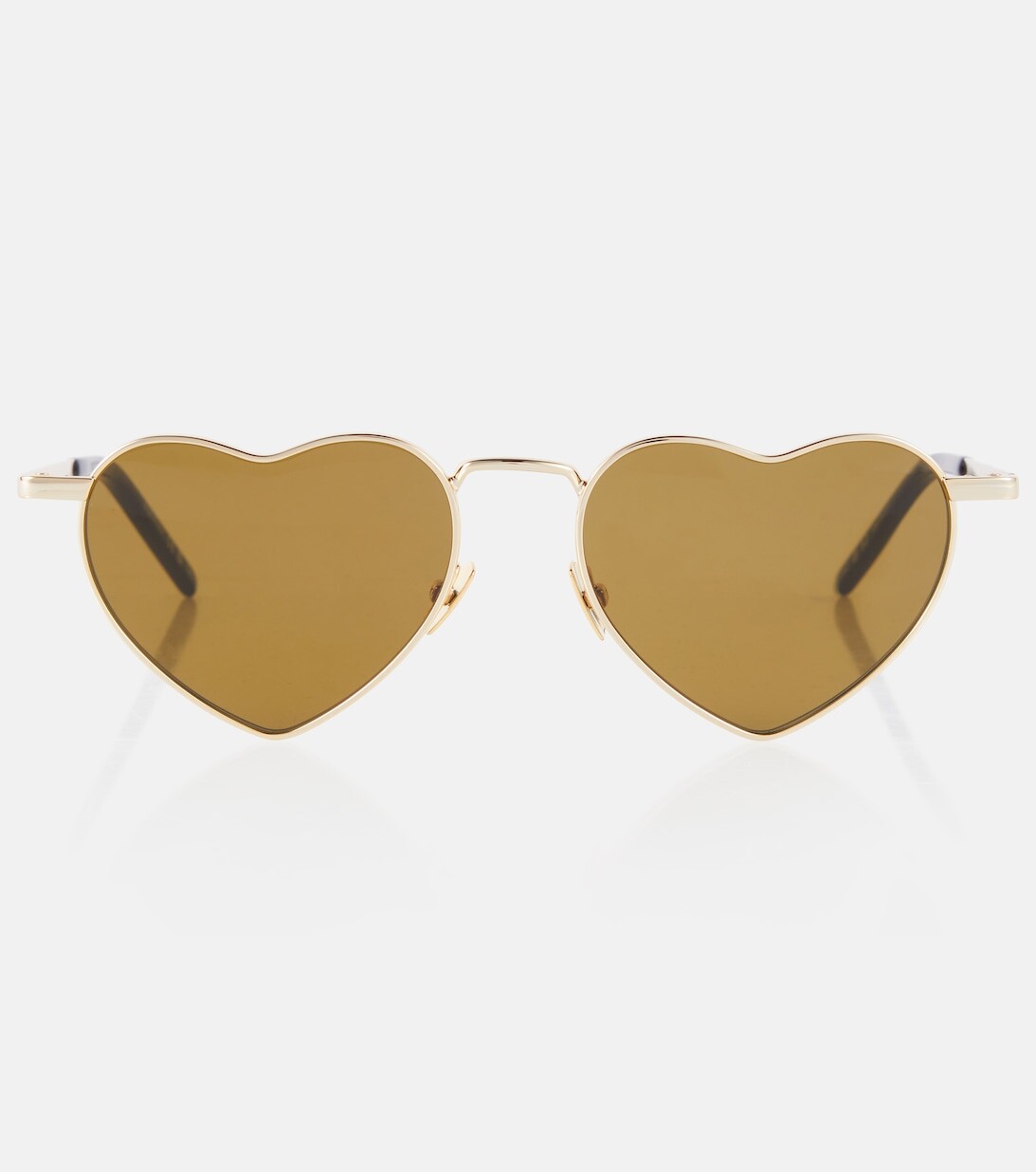 

Солнцезащитные очки SL 301 Loulou в форме сердца Saint Laurent, золотой