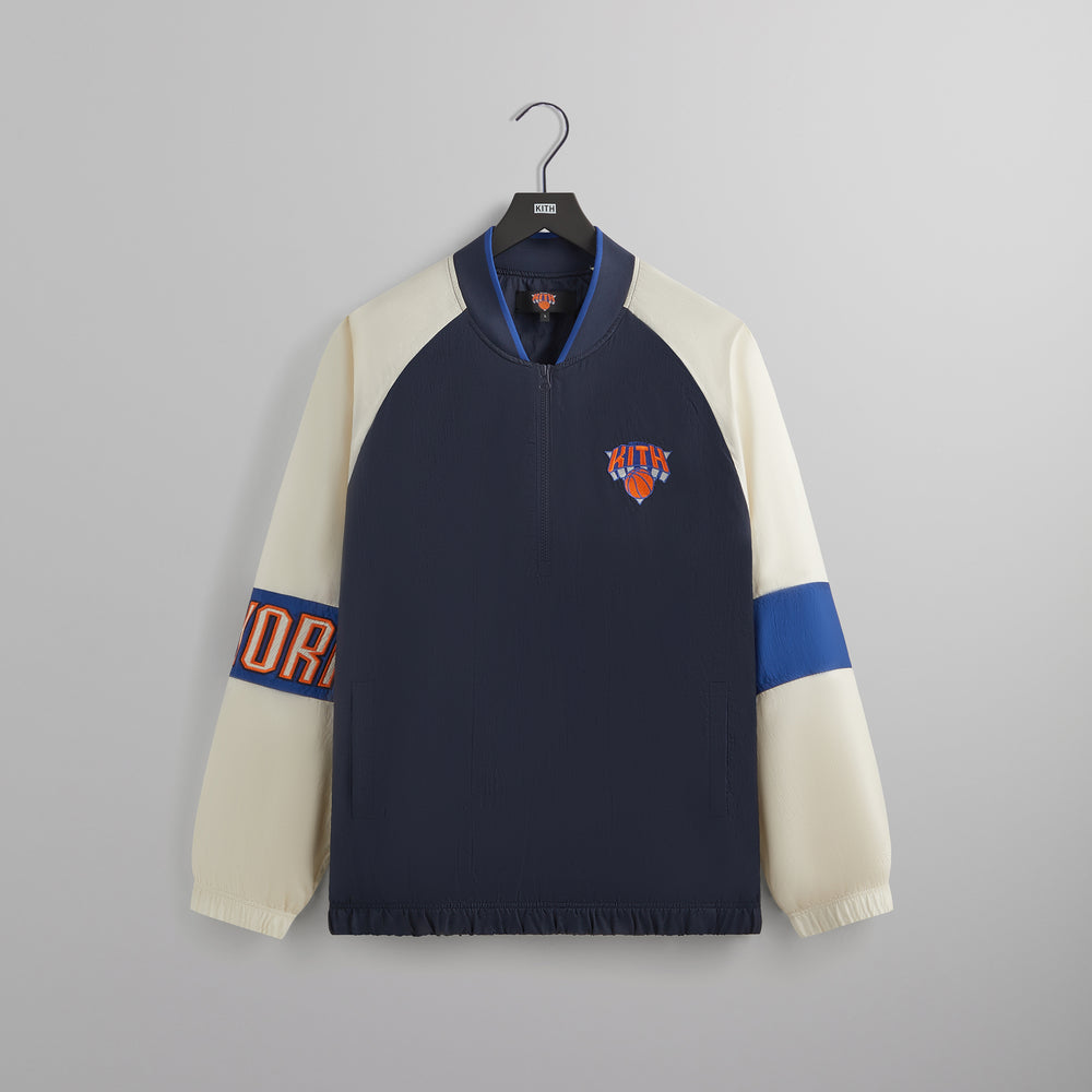 

Толстовка Kith for the New York Knicks Nylon Quarter Zip, черный