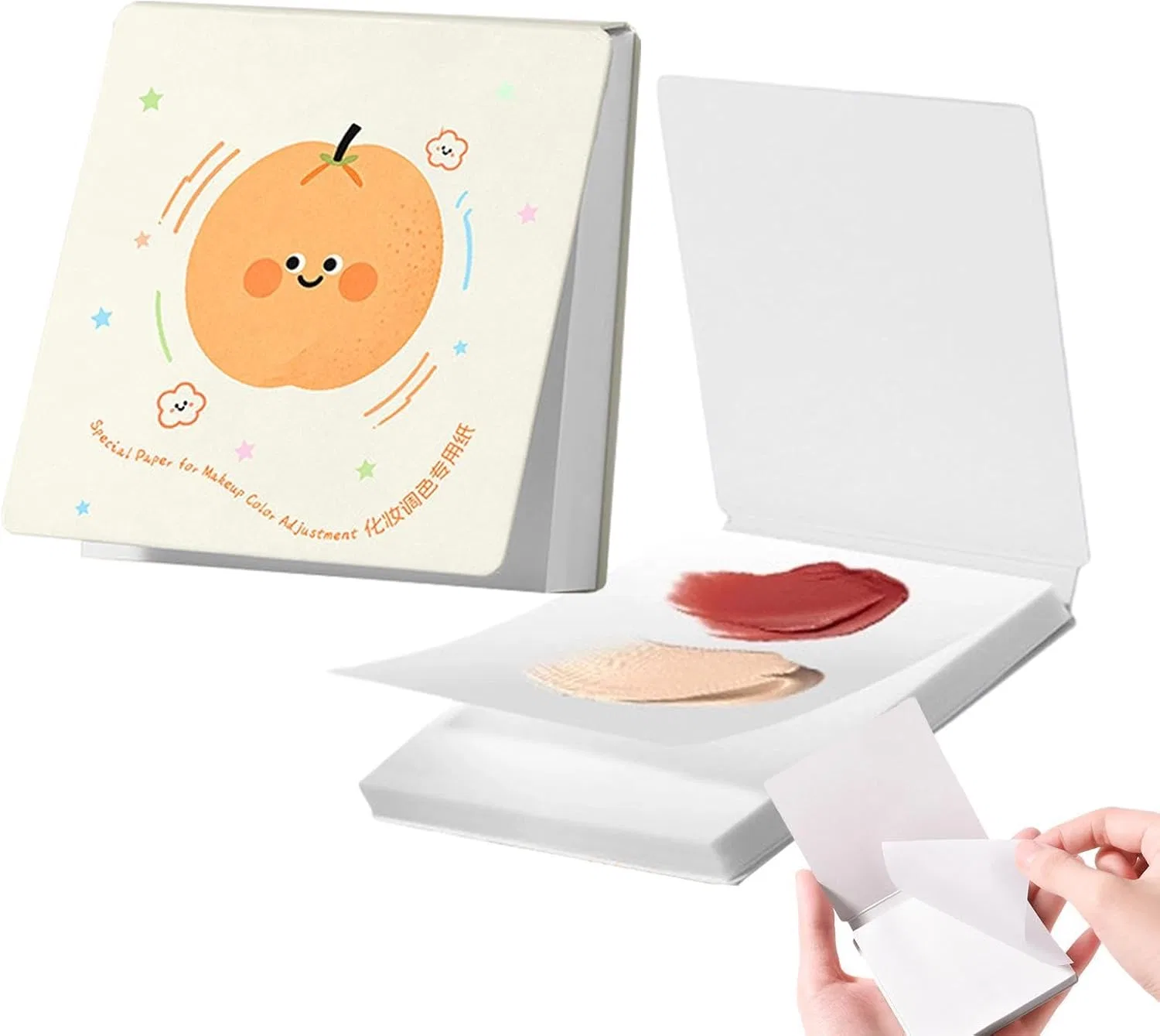 Палитра для смешивания косметики Makeup Blend Palette, 100 листов, белый