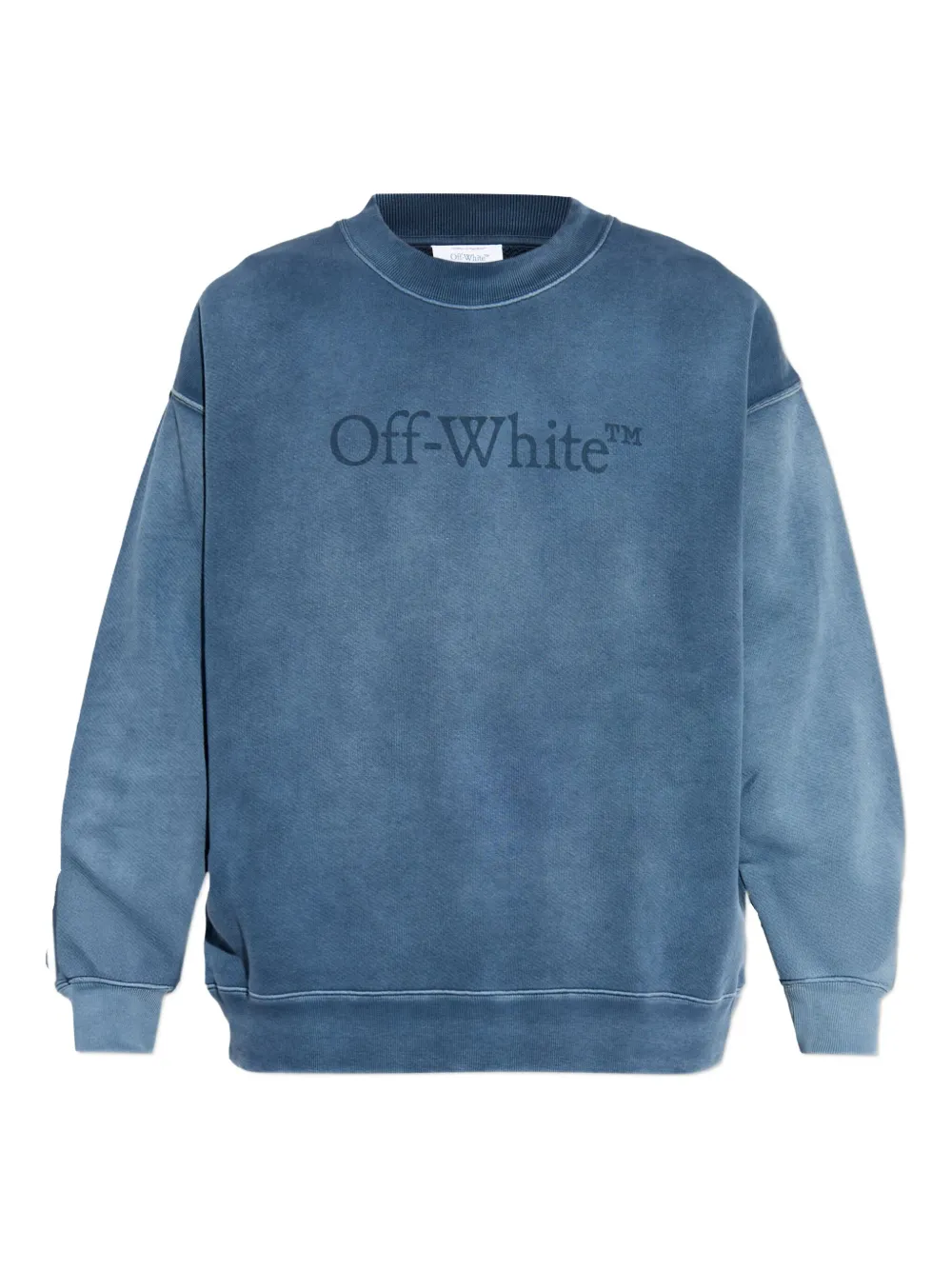 

Свитшот с длинными рукавами и логотипом Off-White, синий