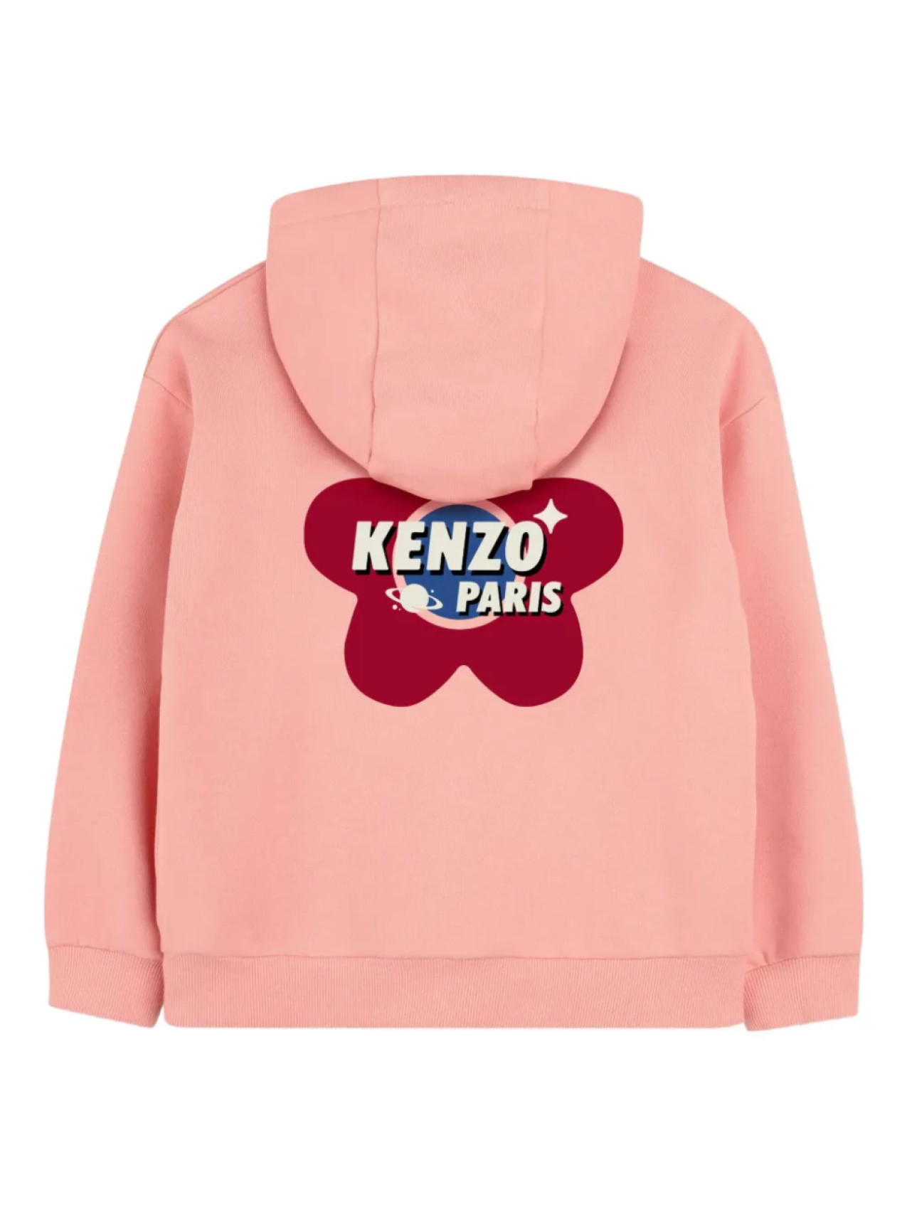 

Kenzo Kids худи с цветочным принтом, розовый