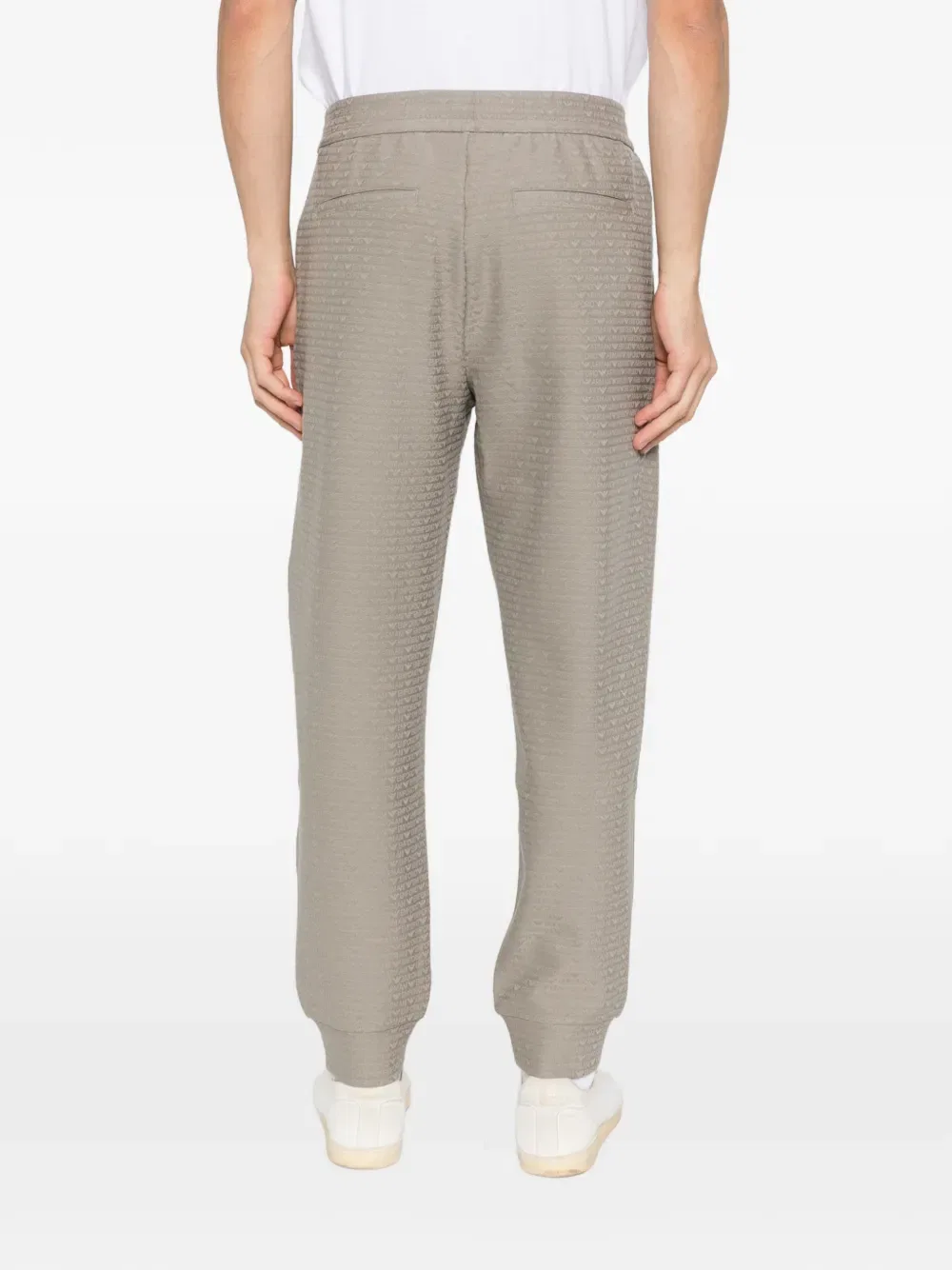 Спортивные брюки с логотипом Emporio Armani, серый — фото 4