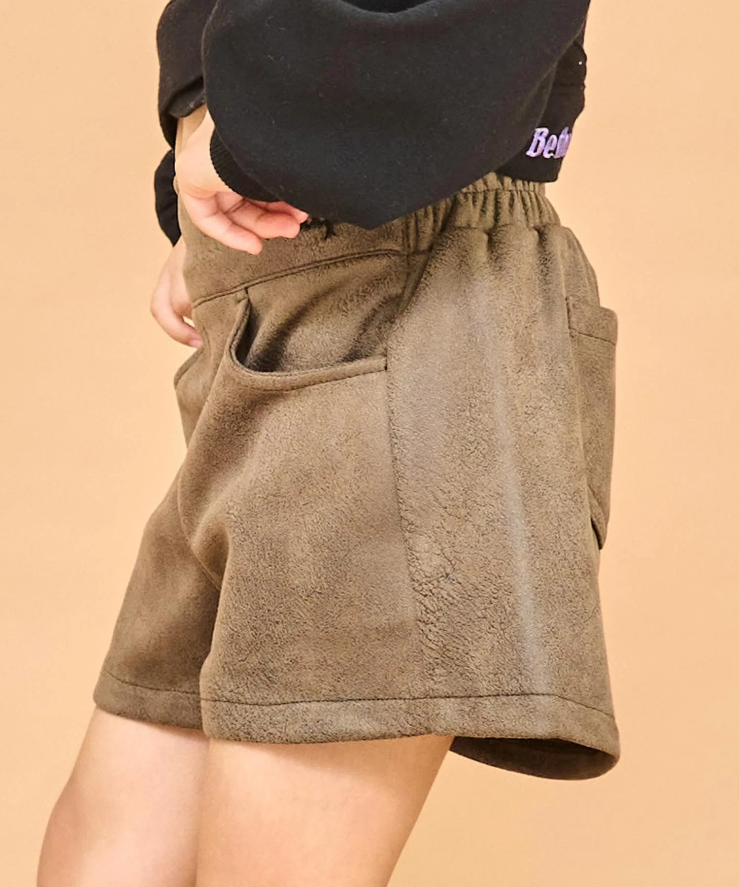 Детские шорты ANAP kids из искусственной кожи — фото 3