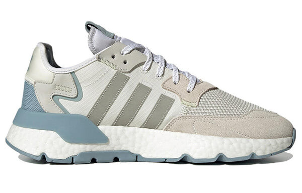 Кроссовки оригинальные nite jogger Adidas, белый — фото 2