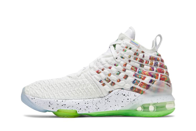 Кроссовки LeBron 17 GS 'Air Command Force', белый — фото 3