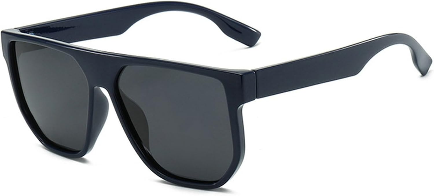 

Модные квадратные поляризованные солнцезащитные очки для женщин и мужчин, большие солнцезащитные очки-пилот с плоской верхней частью, дизайнерские солнцезащитные очки mincl, C4