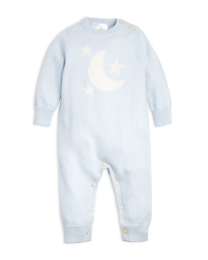 

Комбинезон унисекс из кашемира с луной и звездами Bloomie's Baby, для малышей, синий