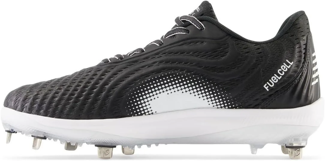 Мужские бейсбольные кроссовки New Balance FuelCell 4040 V7 Metal, белый/черный — фото 4