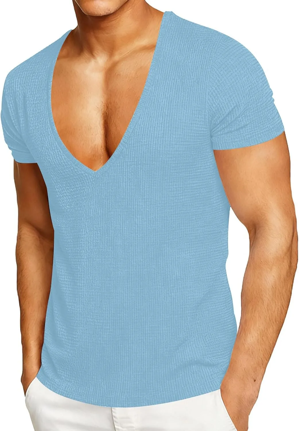 

Футболка Dademeo Fitness V-Neck с контрастными вставками